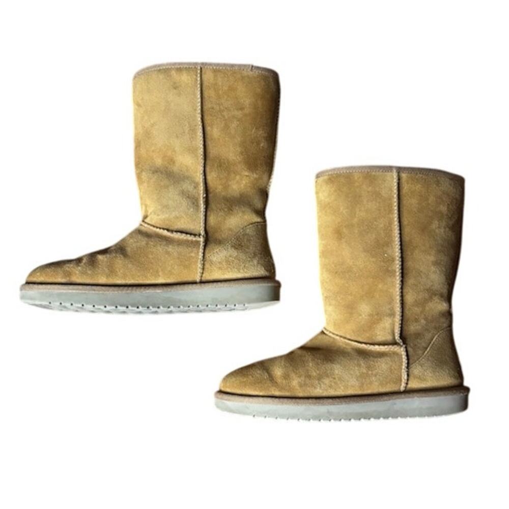 Koolaburra By UGG Classic Brown Suede Boots Women's 9 Winter Sherpa Lined - Picture 8 of 10